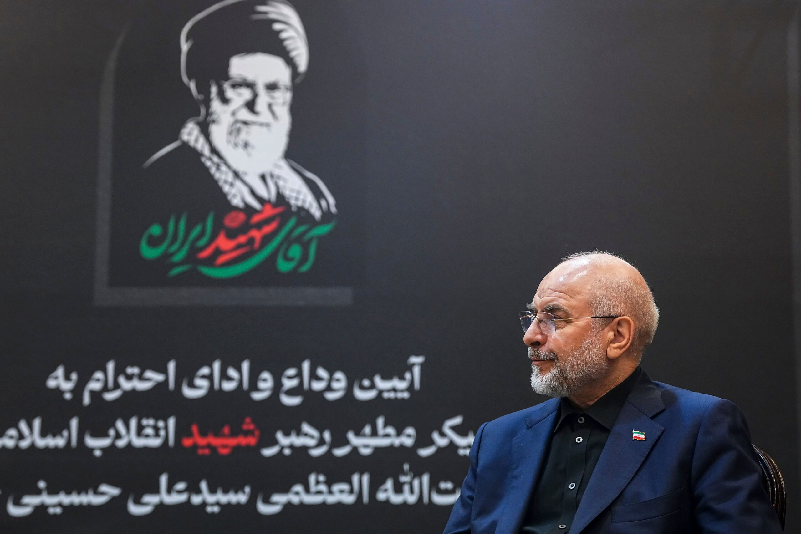 Les larmes sont nombreuses lors de la cérémonie d'hommage organisée le 2 juillet. © Bureau du Guide suprême iranien via ZUMA Press