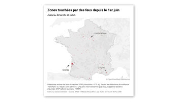 The Burned Area in France Is Half the Size of Luxembourg