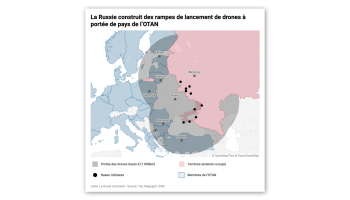 Russia Builds Drone Launch Ramps Within Reach of NATO Countries
